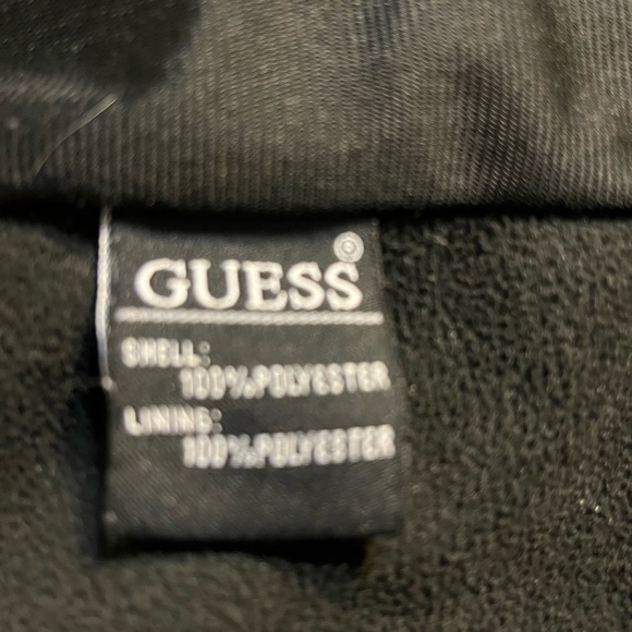 (M) Guess Black zip up jacket - Picture 6 of 6